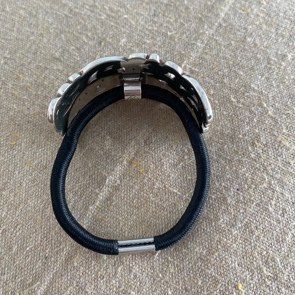 Silver Filigree Elastic Hair Tie - Women Accessories - Picture 2 of 5